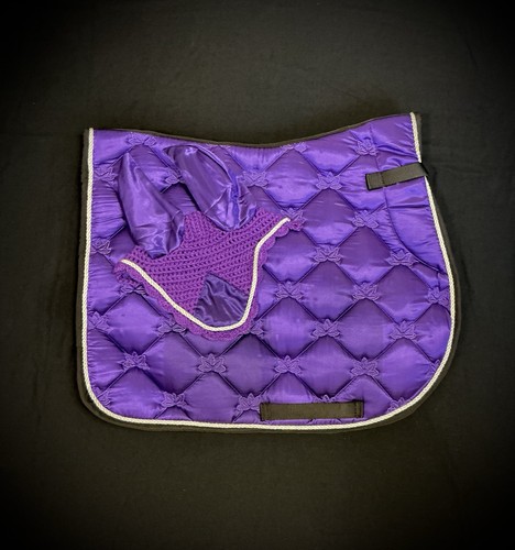 Size full satin saddle pad - satin,
