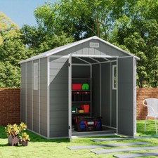 Large Plastic Shed 8x8FT