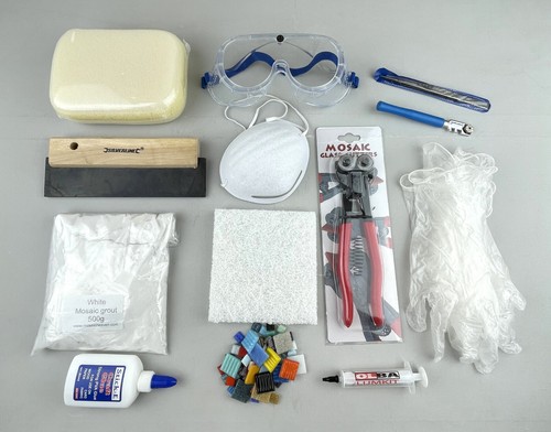Artisan mosaic tool kit with - mosaic,