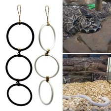 Snake Climbing Rings Hanging Enrichment Toy for Corn Snake Ball Python