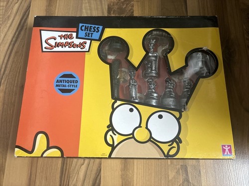 The simpsons chess set - the,