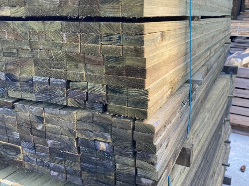 Treated timber wood - treated,