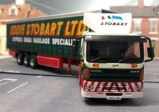 Eddie Stobart Model DAF CF 85CF Curtainsider Lorry Bachmann Terminal 1:76 OO/00