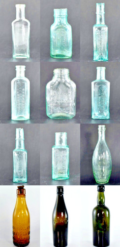 Antique advertising empty beer - advertising,