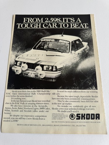 Original vintage 1985 - vintage, skoda