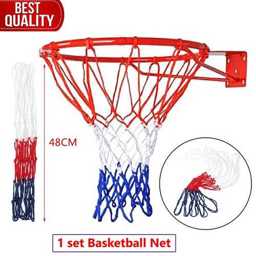 Full size basketball - full, hoop