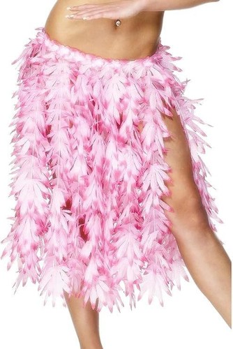 Pink hawaiian hula skirt fancy - hawaiian,