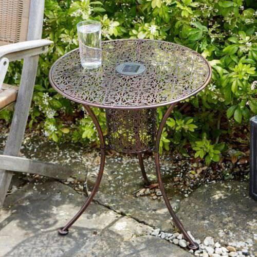 Metal round filigree - metal,
