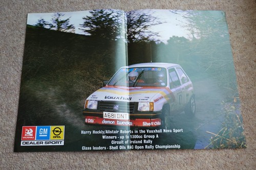 Original vauxhall nova rally - original,