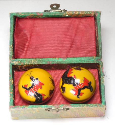 Pair chiming cloisonne zen - pair,