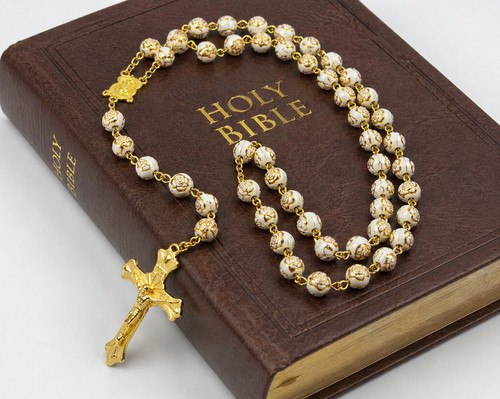 Rose shape prayer - shape, beads