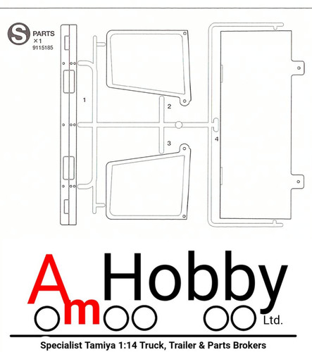 Tamiya windows scania - tamiya,