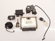 Volkswagen Lupo 2004 1.7 Diesel Engine ECU kit and lock set 0281011322 