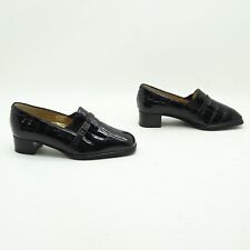 Shoes Valleverde Decolletè Used Vintage (Cod.SS3484) Black Leather Woman