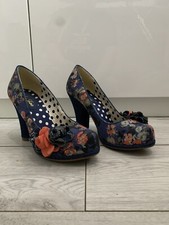 Ruby Shoo Eva Blue & Floral
