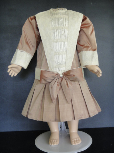 Silk dress for - silk, antique