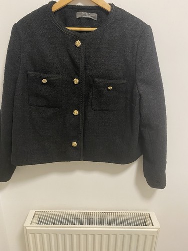 Primark black boucle jacket - black,