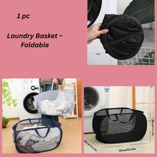 Mesh Pop-Up Laundry Basket –