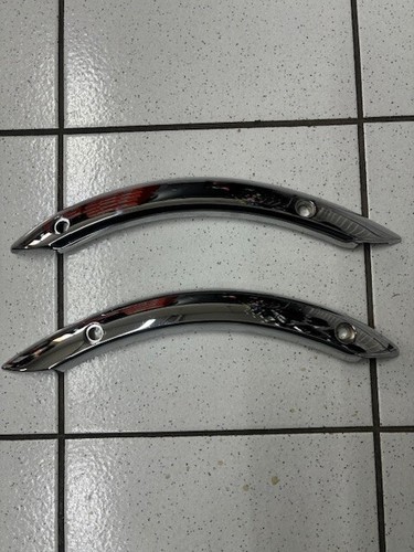 Pair chrome rear - chrome, mudguard