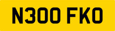 F OFF ! SUBARU NUMBER PLATE N300 FKO SCOOBY IMPREZA WRX UK 300 P1 WR1 RS RB5 STI