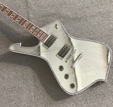 Left-handed Electric Guitar Transparent Iceman Chrome Hardware 2H Pickups