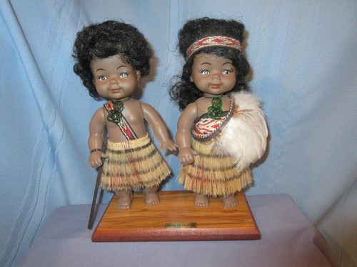 Vintage ethnic doll - vintage, pair