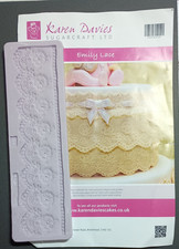 Karen Davies - Emily Lace Silicone Mould -  Resin / Clay