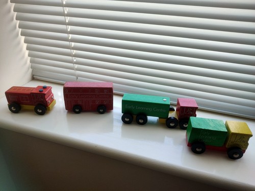 Vintage wooden early learning - wooden,