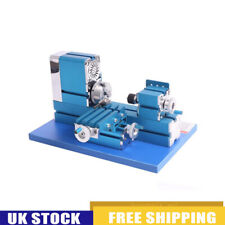 Mini Motorized Lathe Machine DIY Tool Metal Woodworking for Hobby
