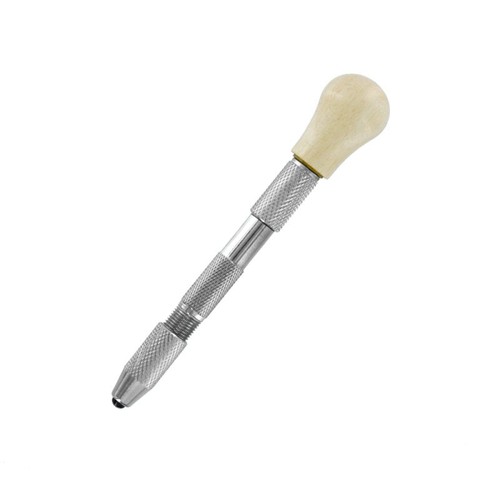 Wooden handled swivel top pin - wooden,