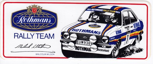 Rothmans rally team ford - rally,