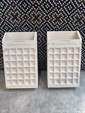 2x Baxi Radiant Plaque Gas Fire Brick Blocks.