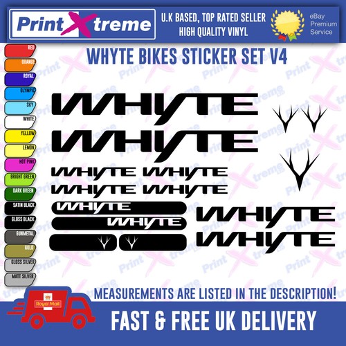 Whyte bike decal - bike,