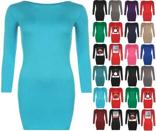 Womens long sleeve bodycon - long,
