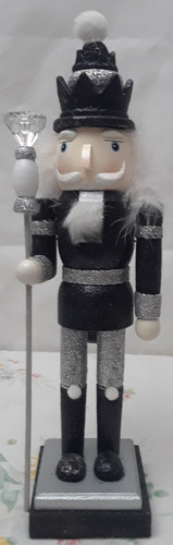 Nutcracker black silver - black,