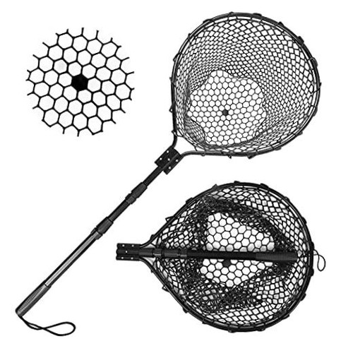 Rubber fishing net large - net,