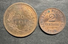 Portugal Lot Of 2 Coins 1891