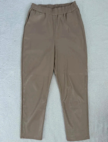 Womens beige faux - h&m,
