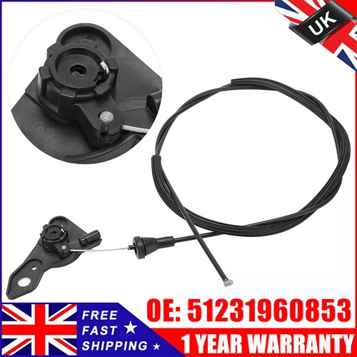 Car hood release cable left - release,