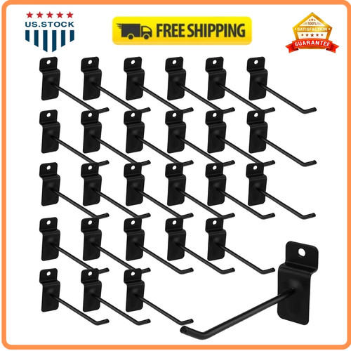 100 pcs inch slatwall hooks - 4,