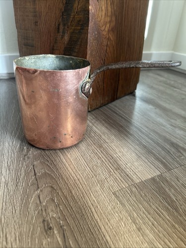 Vintage copper saucepans - copper, saucepans,
