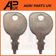 2x Ignition Switch Keys Indak Countax Honda Ride on Lawn Mower Garden Tractor