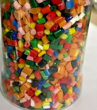 Plastic Chips Multicoloured