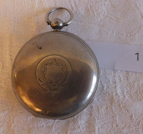 Antique silver pocket watch - antique,