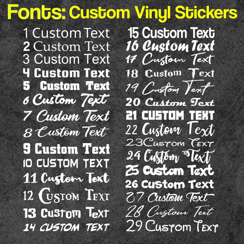 Personalised name vinyl - personalised,