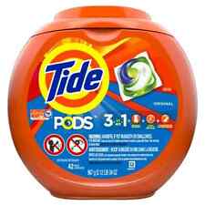 Tide PODS Liquid Laundry Detergent Pacs, Original Scent, 42 Counts