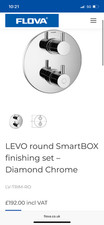 LEVO round Smartbox, shower valve. Chrome