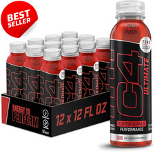 C4 Ultimate Non-Carbonated Zero Sugar Energy Drink Beta Alanine US 12 Pack