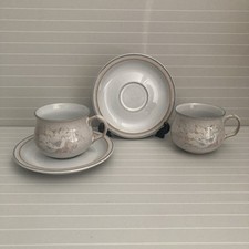 DENBY TASMIN CUP AND SAUCER X2