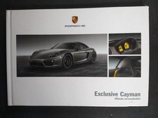 Porsche Exclusive Cayman, Ultimate Personalisation Hardback Brochure 2013